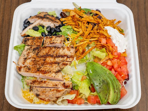 Grilled chicken salad at John's